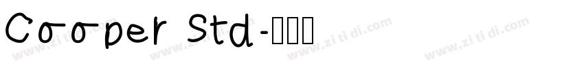 Cooper Std字体转换